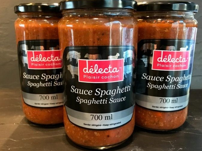 Sauce à spaghetti Délecta, format 700 ml