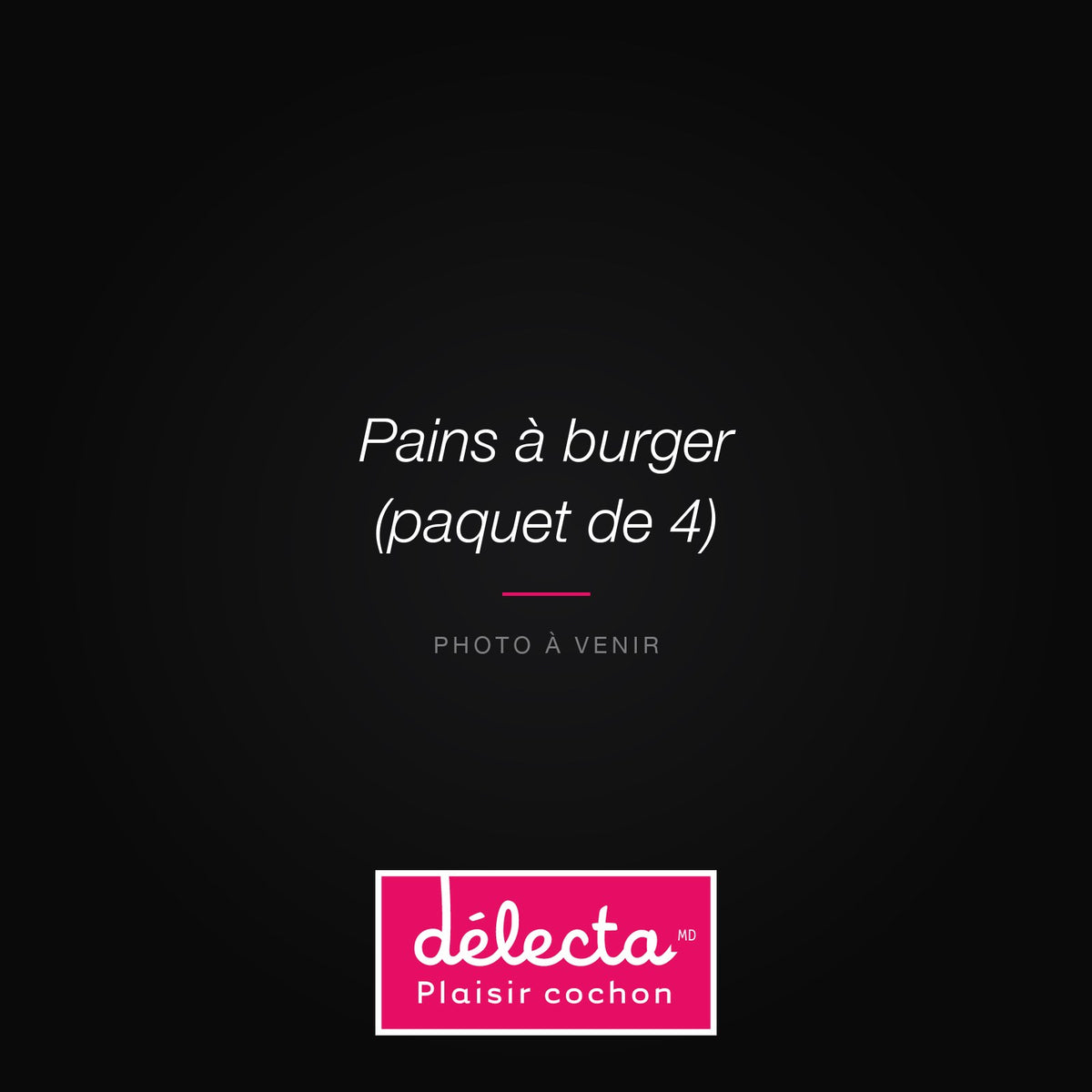 Pains à burger (paquet de 4)