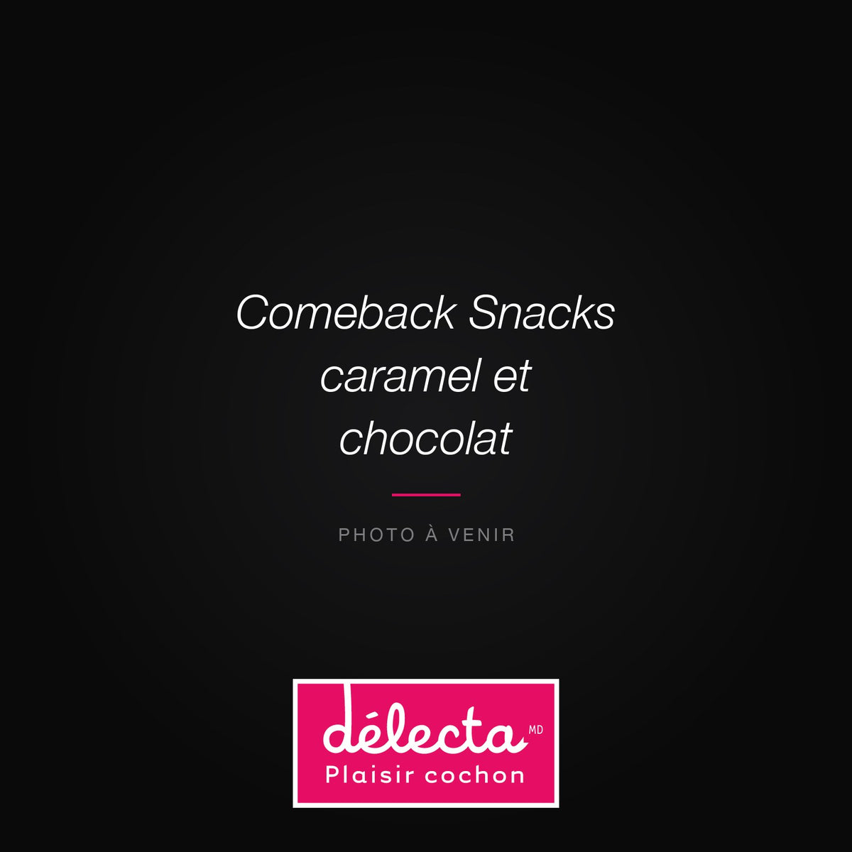 Comeback Snacks caramel et chocolat