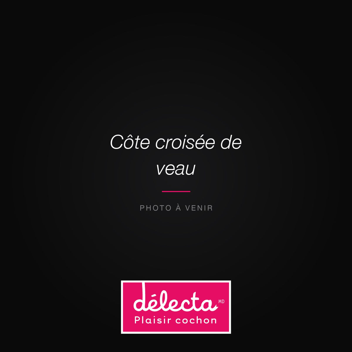 Côte croisée de veau