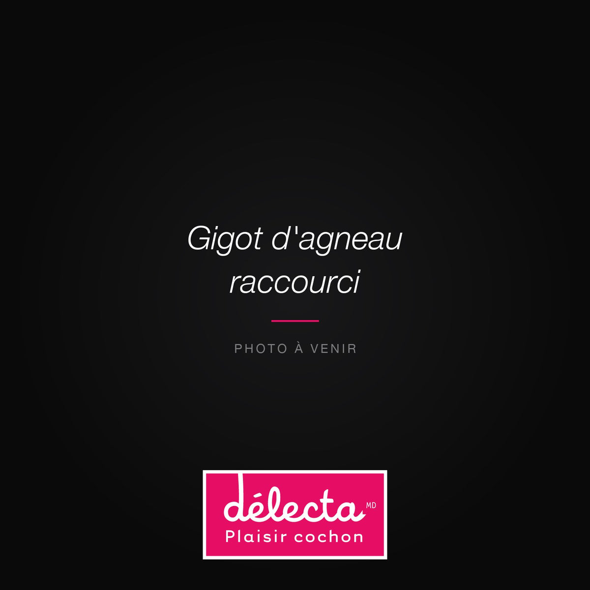 Gigot d'agneau raccourci